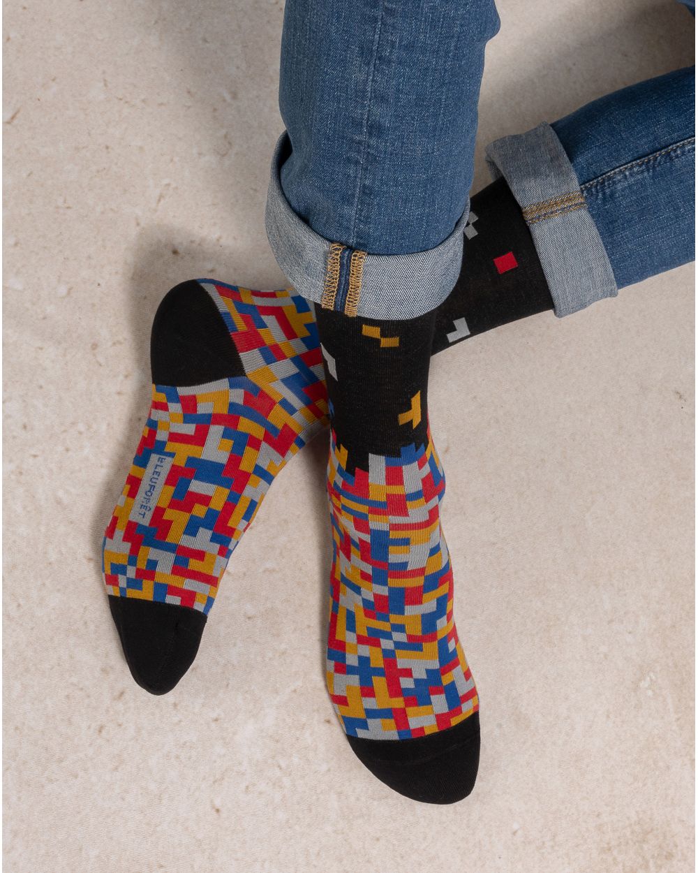 Chaussettes Tetris
