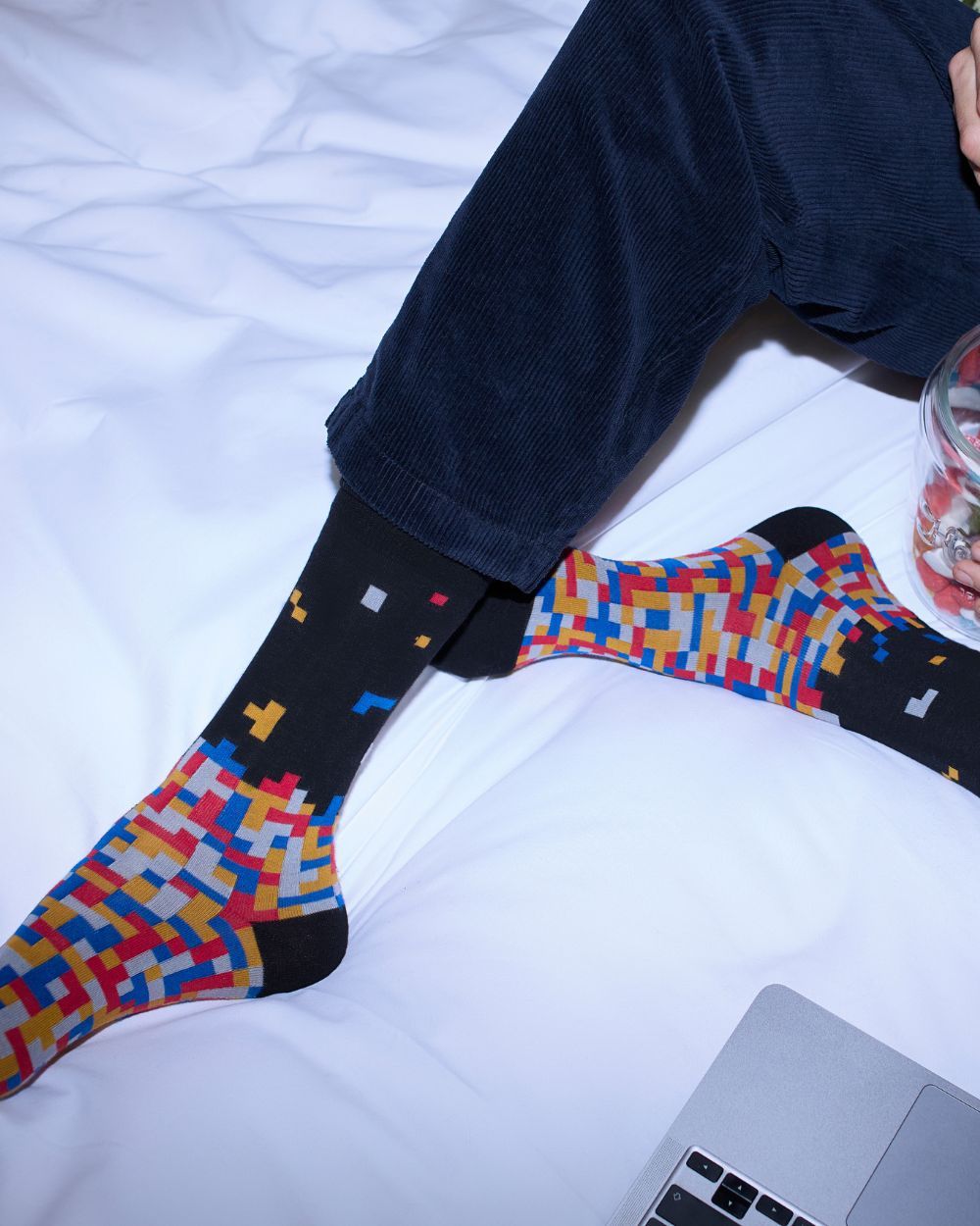 Chaussettes Tetris