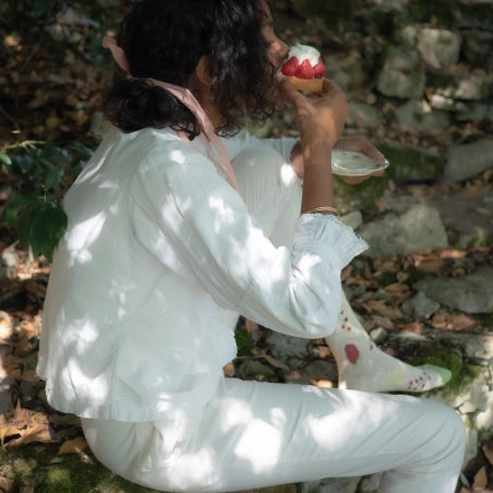 Chaussette Pavlova Jaune Pâle