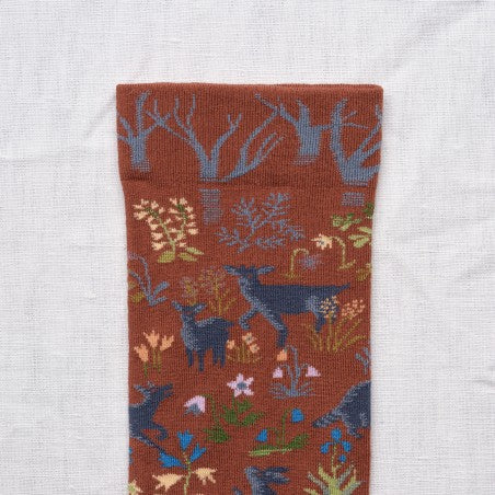 Chaussette Sous-Bois Sépia