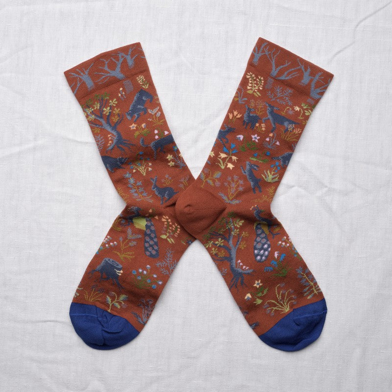 Chaussette Sous-Bois Sépia