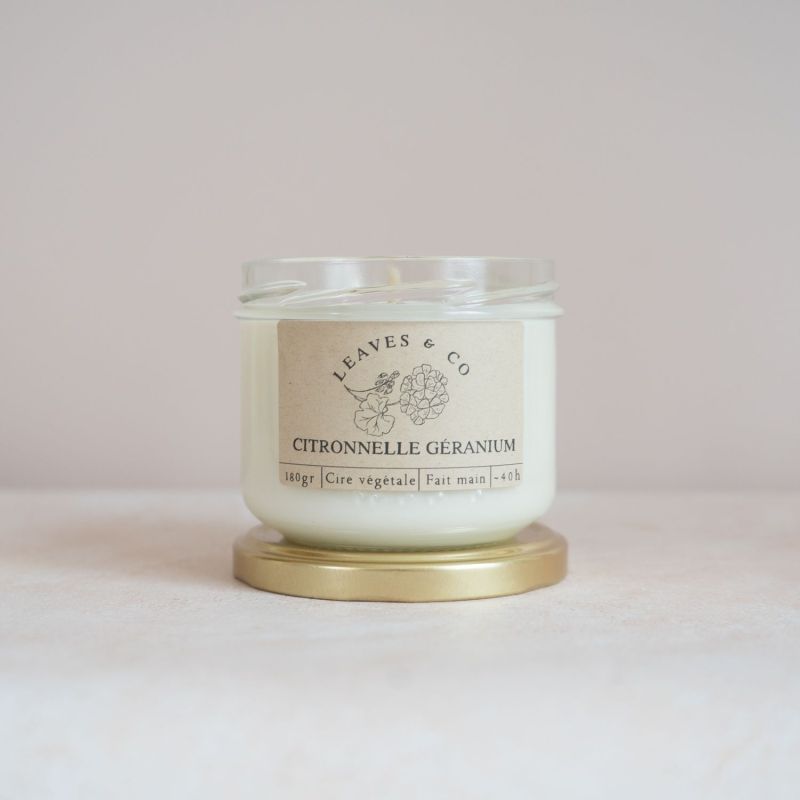 Bougie Citronelle Géranium