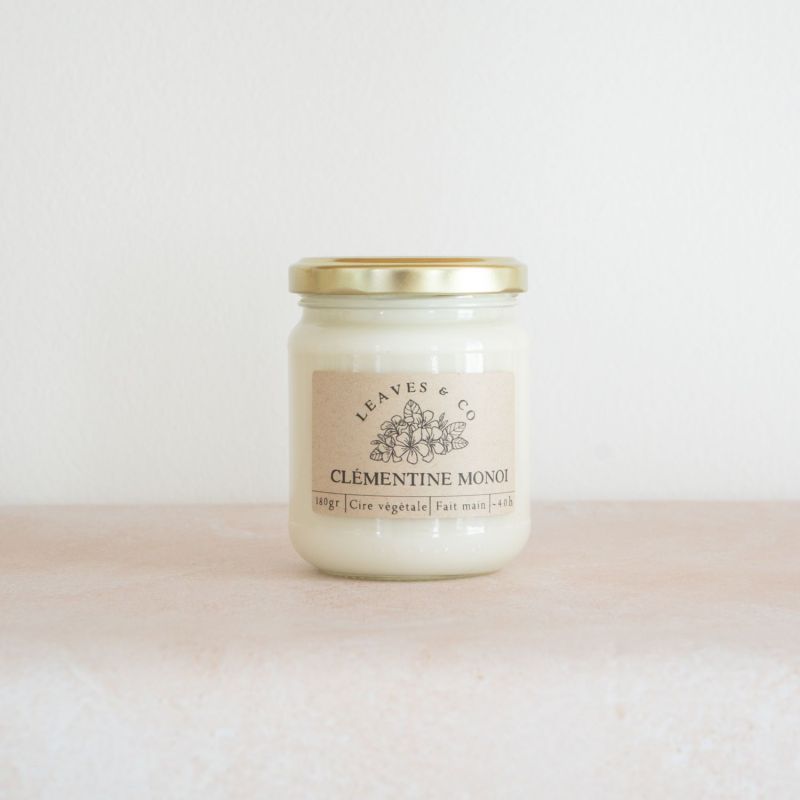 Bougie Clémentine Monoï