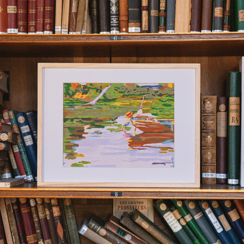 Peinture Au Numéro Mâdchen im kahn