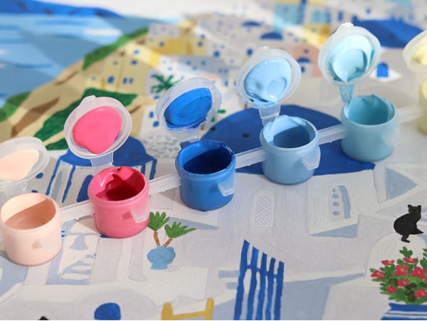 peinture au numéro écologique