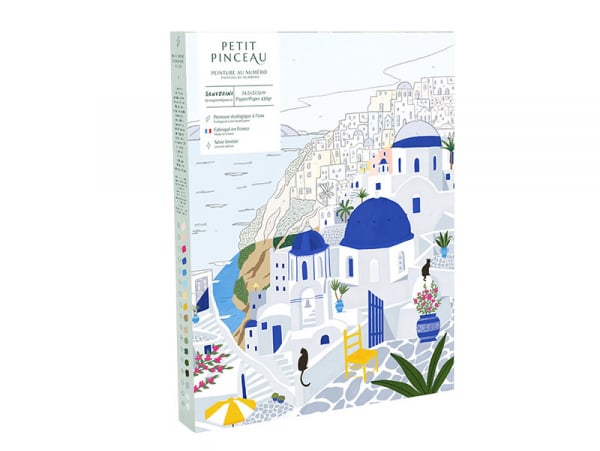 La Petite Épicerie propose cette peinture Santorini, conçue par l&