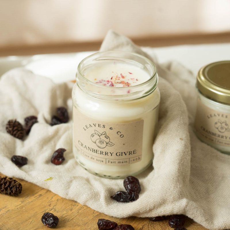 bougie hiver parfum fruité