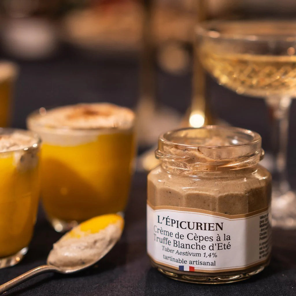 Crème de Cèpes à la Truffe Blanche d'Eté