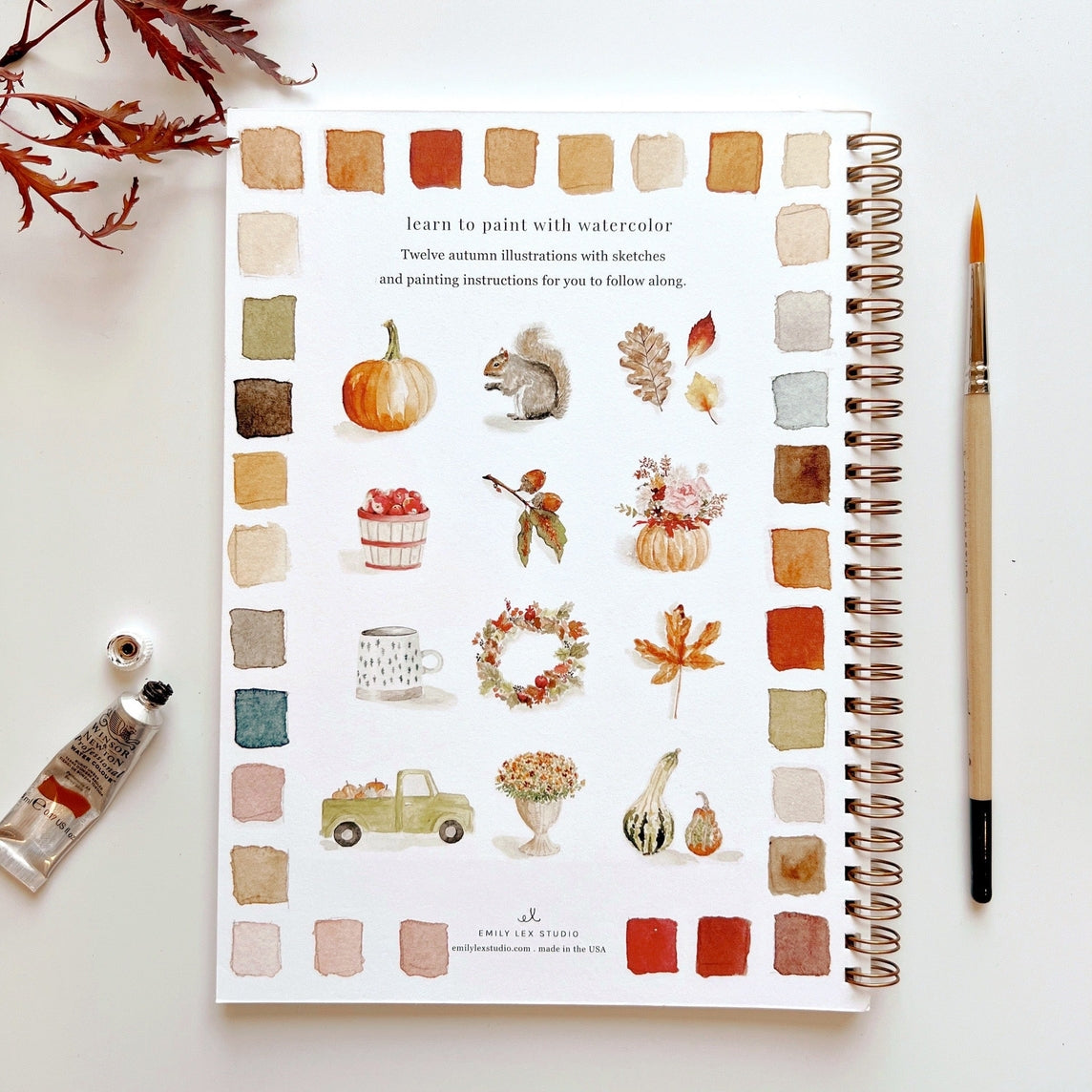 Carnet d'Aquarelle Automne