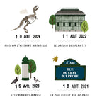 Affiche à dater Paris