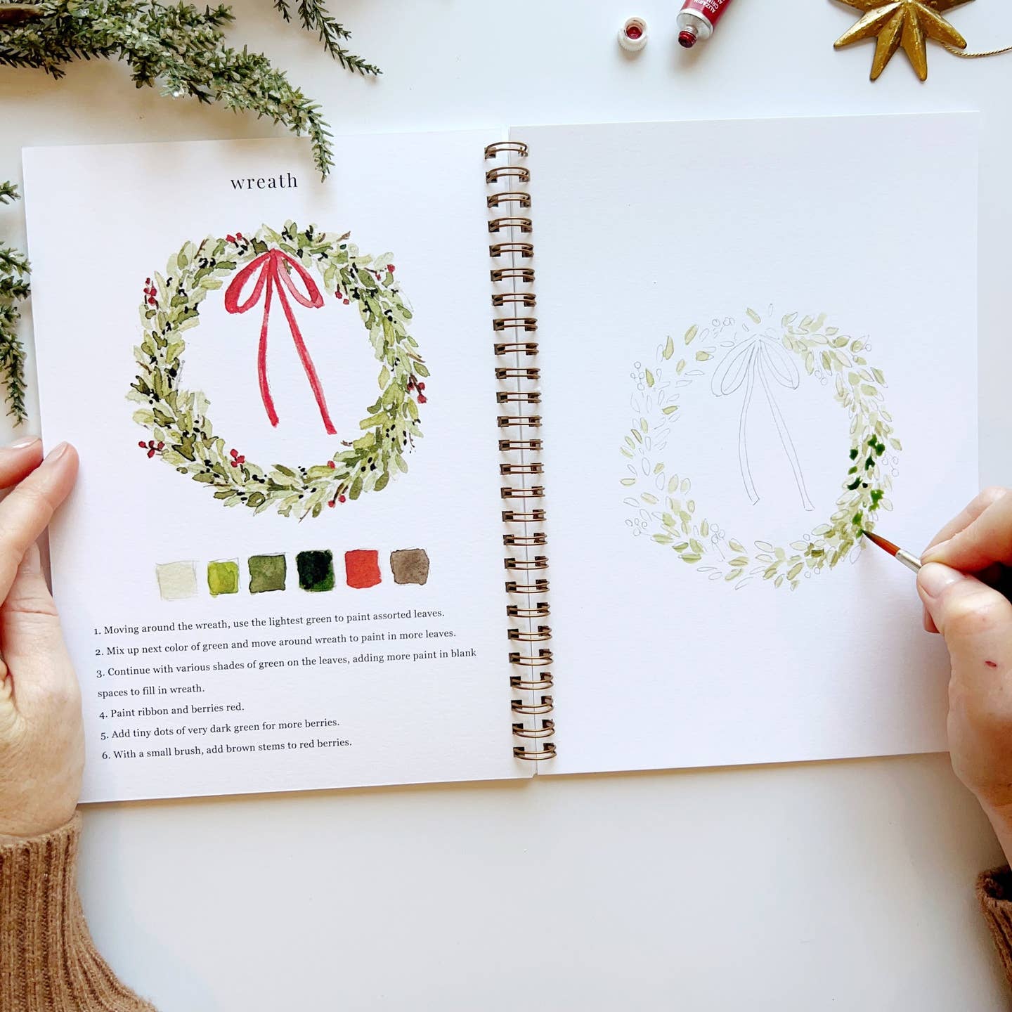 Carnet d'Aquarelle Christmas