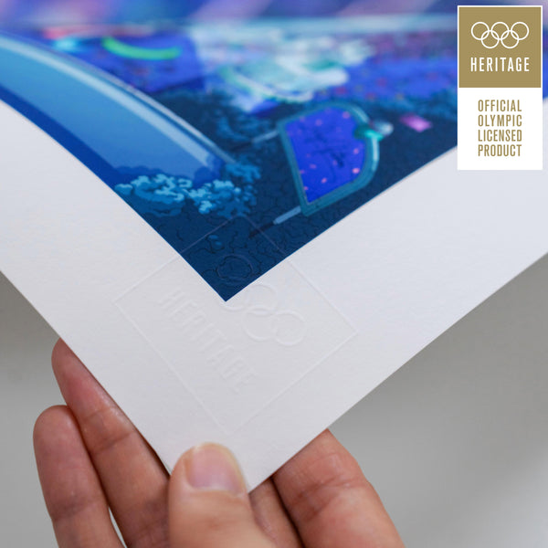 Affiche Officielle Des Jeux Olympiques et Paralympiques Paris 2024 Célébration - Édition Limitée Premium Numérotée Héritage