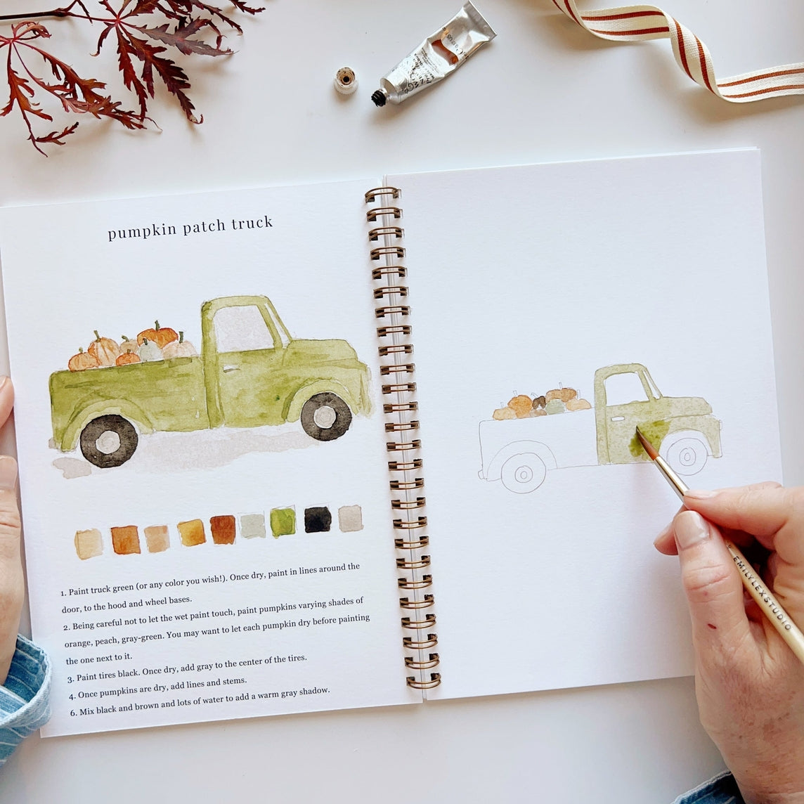 Carnet d'Aquarelle Automne