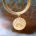 Pendentif lune et soleil Divya