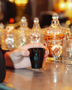 Black Picardy coffee cup