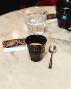 Black Picardy coffee cup