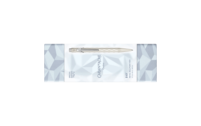 Stylo Bille 849 Alpine Frost Blanc