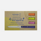 Caja de 4 cuchillos de mesa Opinel