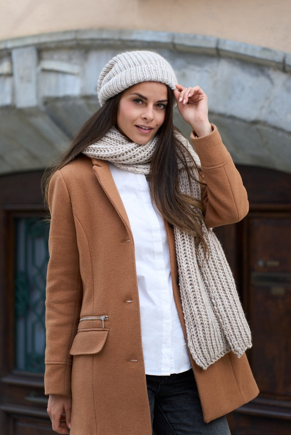 Echarpe Colombe Ficelle