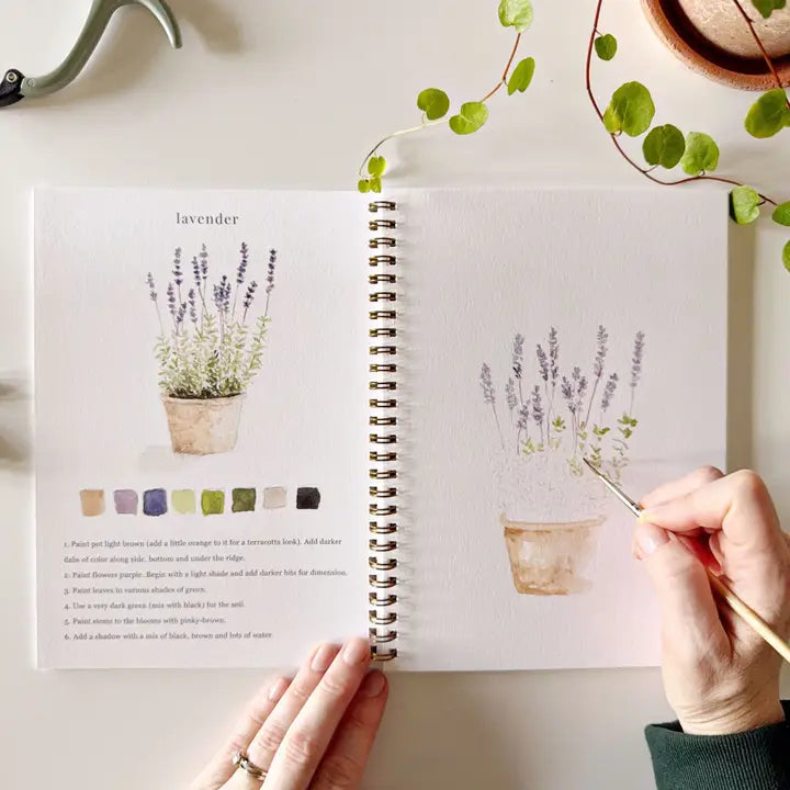 Carnet d'Aquarelle Garden
