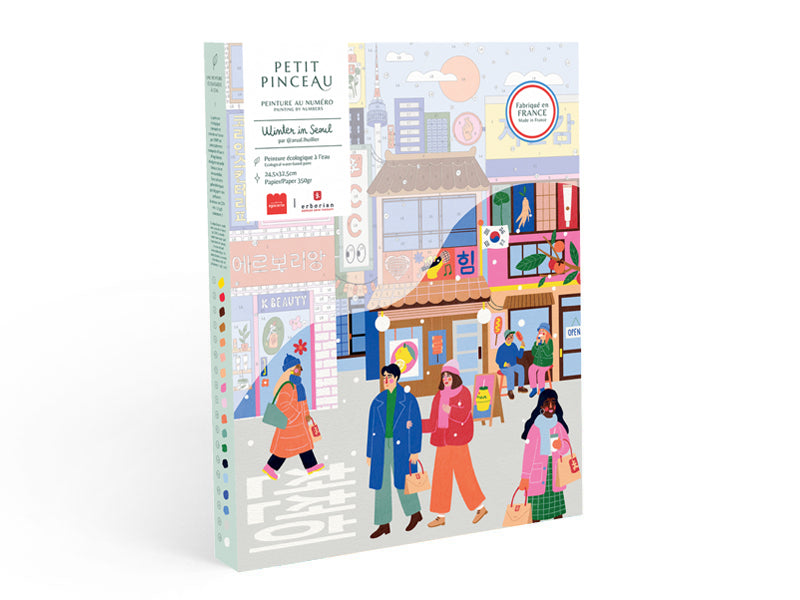 Coffret Peinture Au Numéro Winter in Seoul