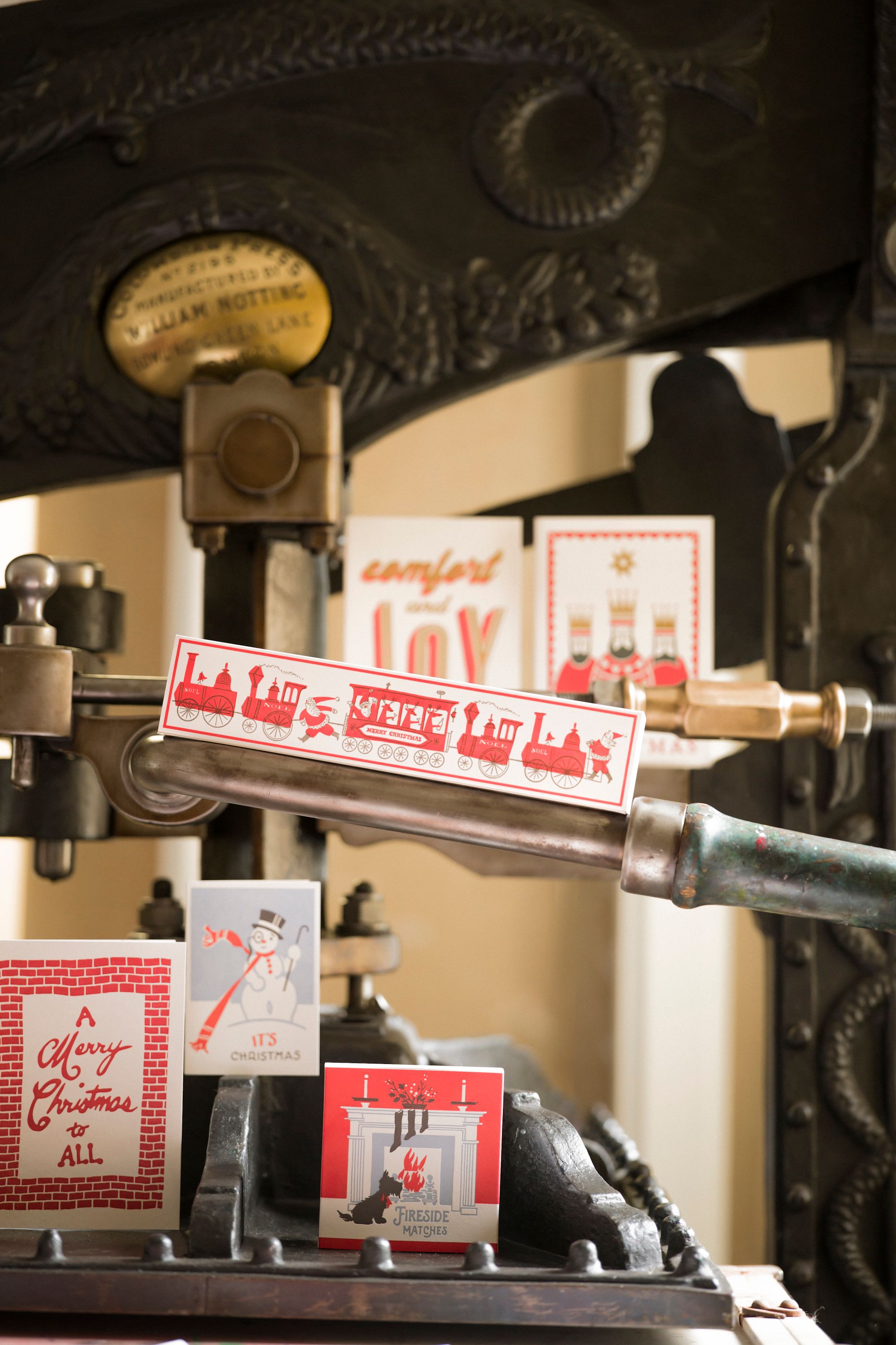 Boîte de Longues Allumettes Winter Snowscape