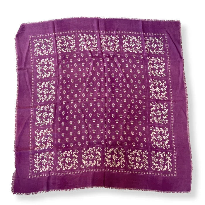 Foulard Karma Violet laine