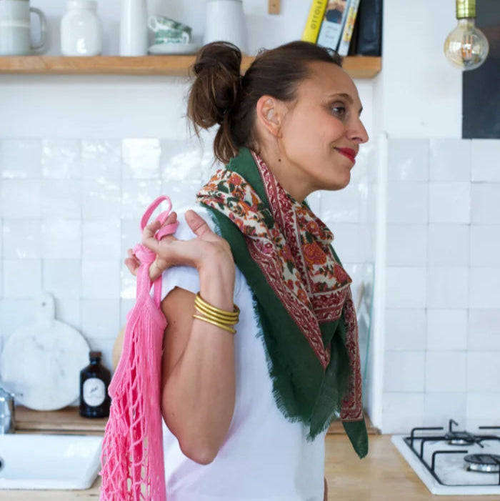 Foulard Ouna Poudre laine