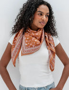 Foulard en coton - Bengal Praline