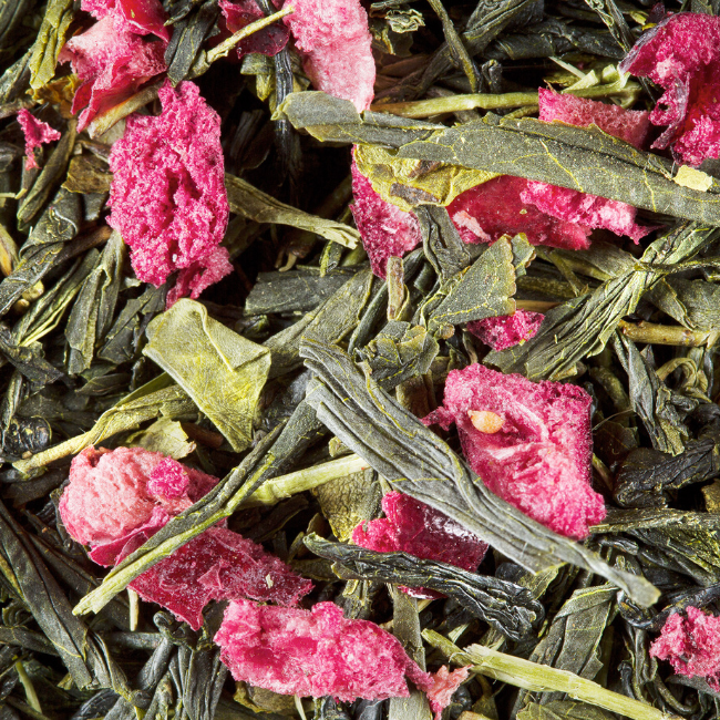 Thé vert Fraise Pistache