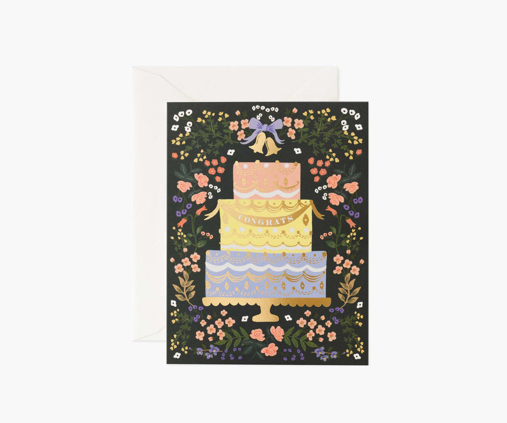 Carte Congrats Pièce montée
