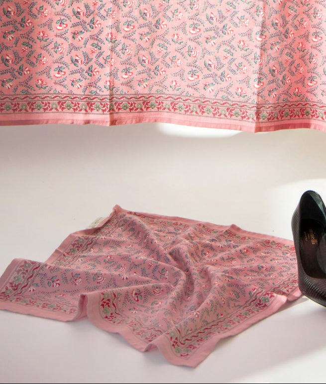 Foulard Flora Framboise