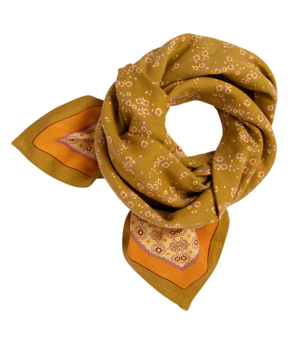 Foulard en coton Itsi Khaki