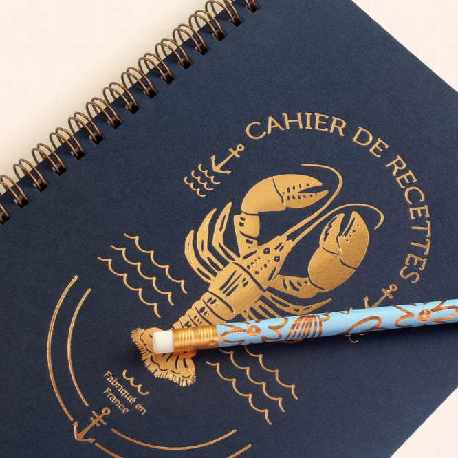 Carnet De Recettes Homard bleu marine