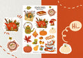 Feuille de stickers Autumn
