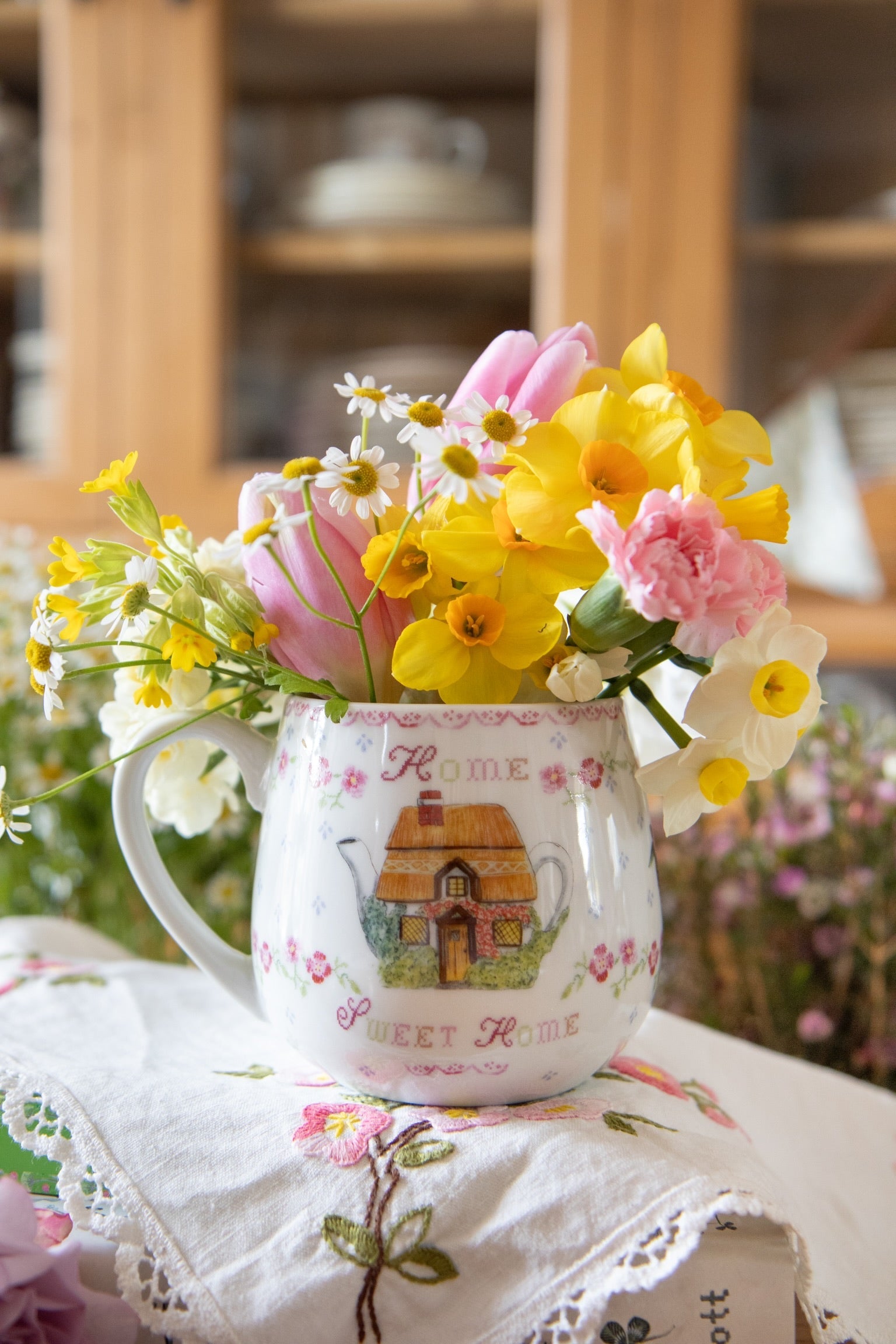 Mug de Printemps - Point de croix