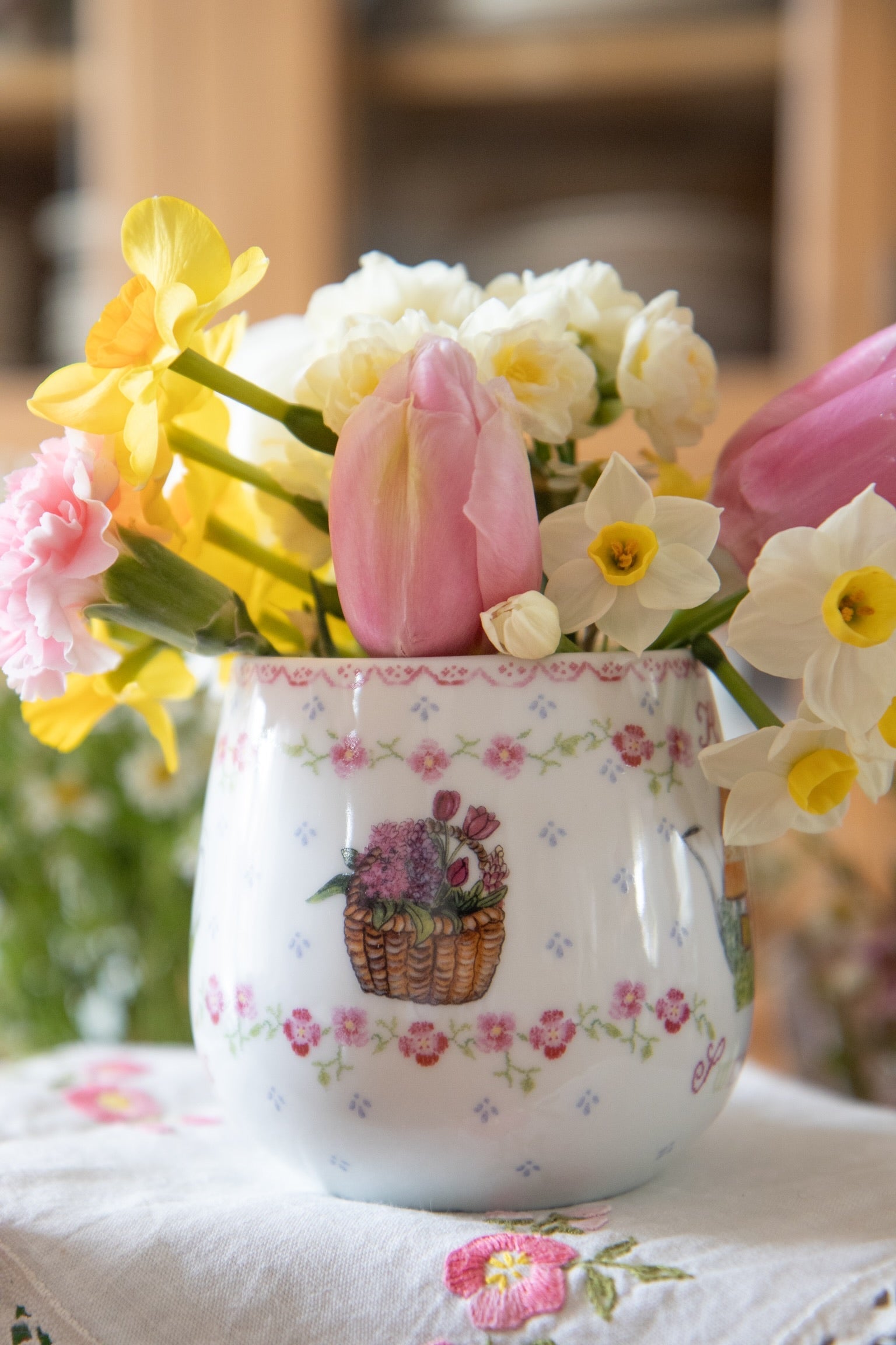 Mug de Printemps - Point de croix