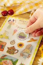 Planche de stickers Été