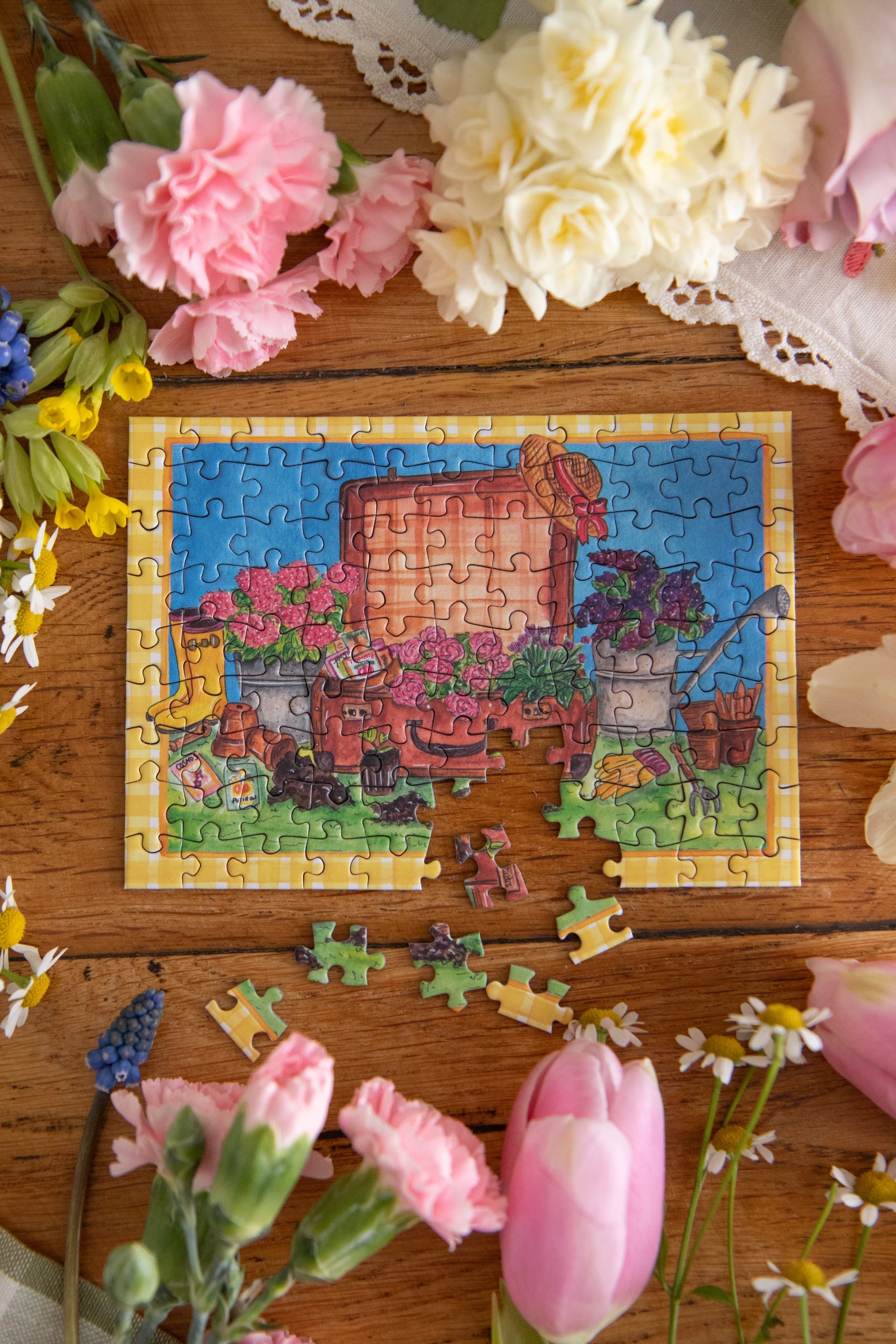 Mini Puzzle - Valise du jardin