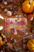 Mini Puzzle - Fall Road