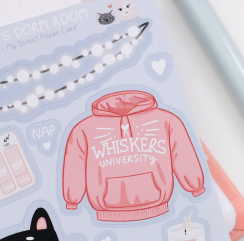 Stickers Midnight's Dorm room