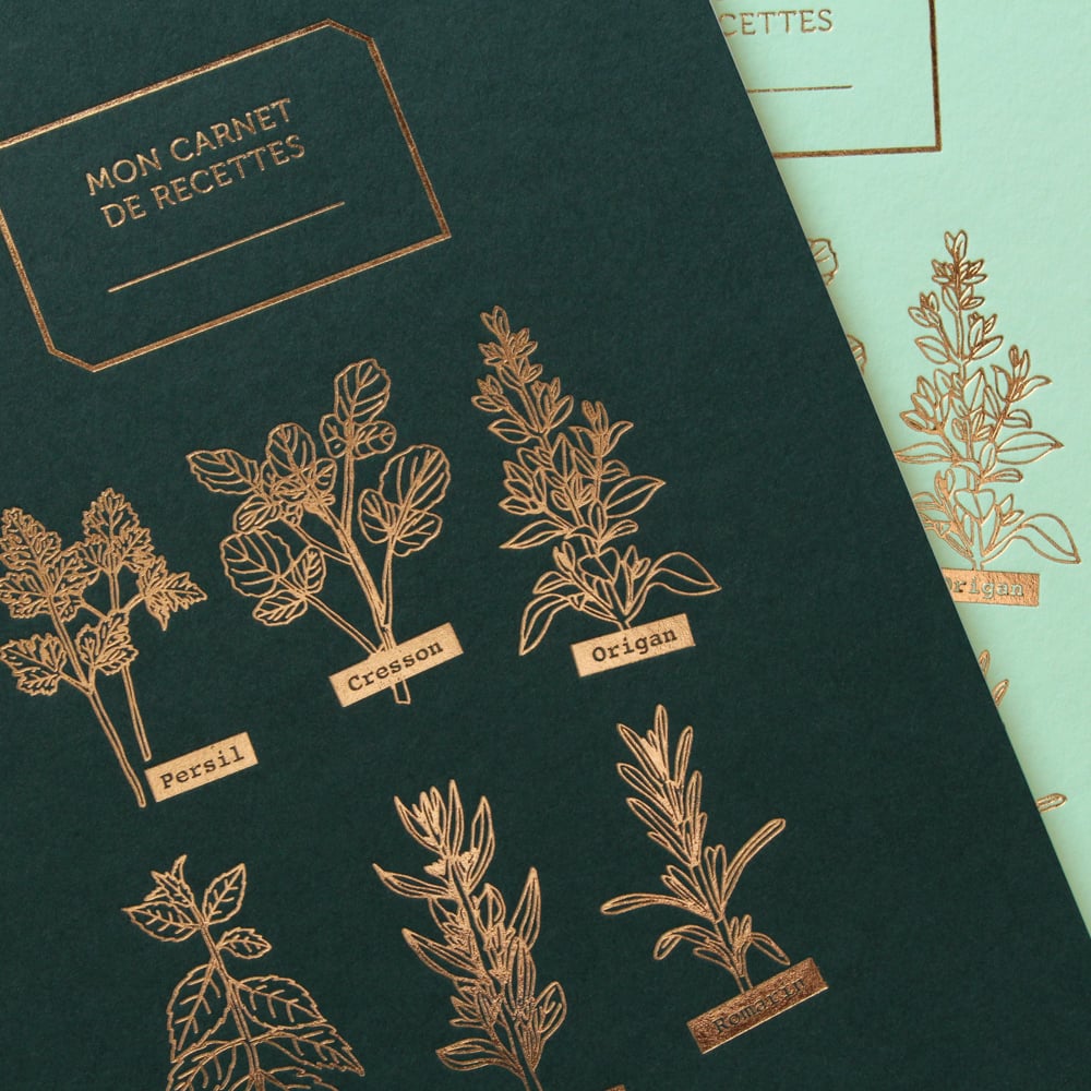 Carnet de recettes Mes aromates
