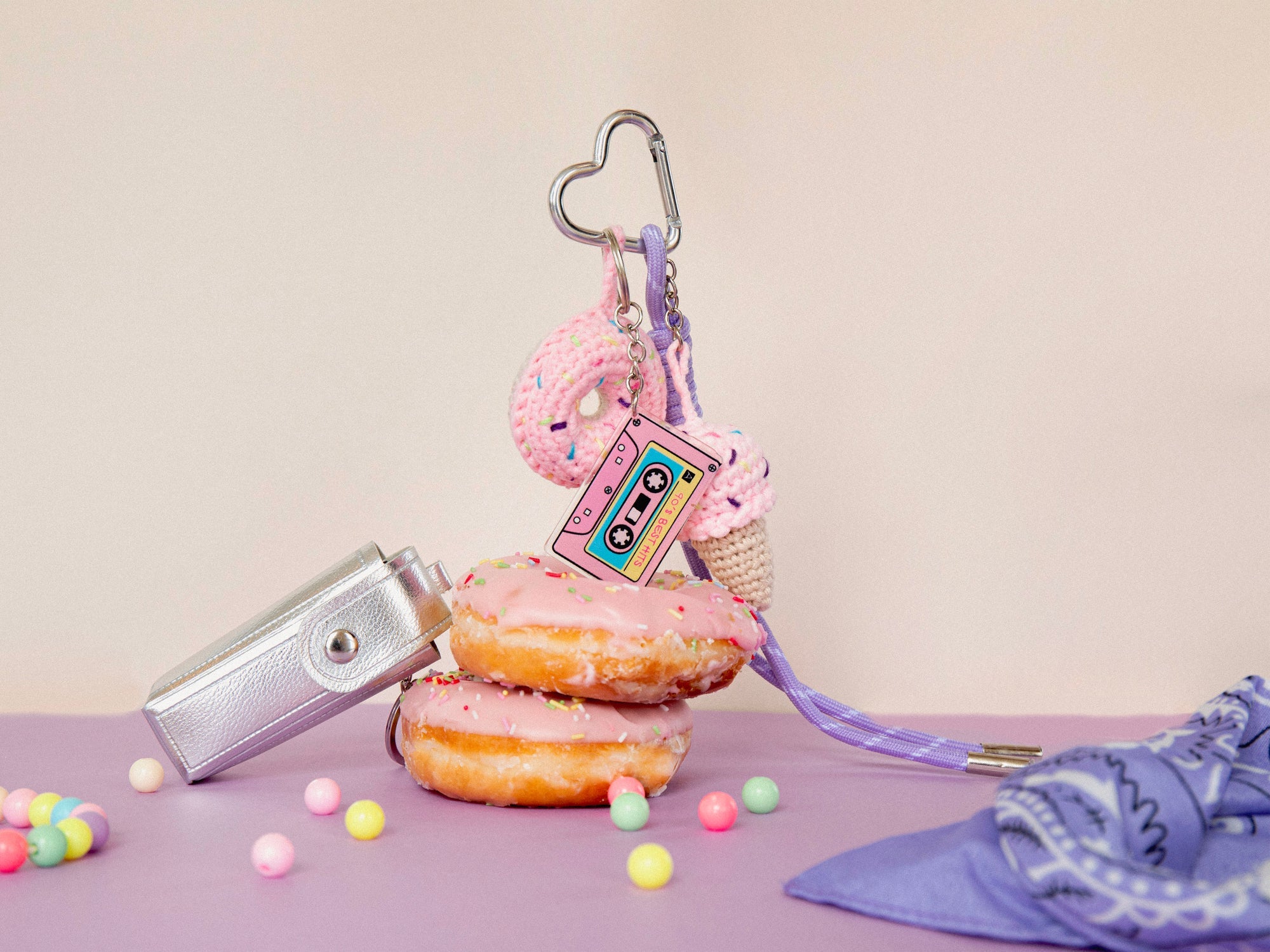 Kit DIY Crochet Bag Charms Pop Mood