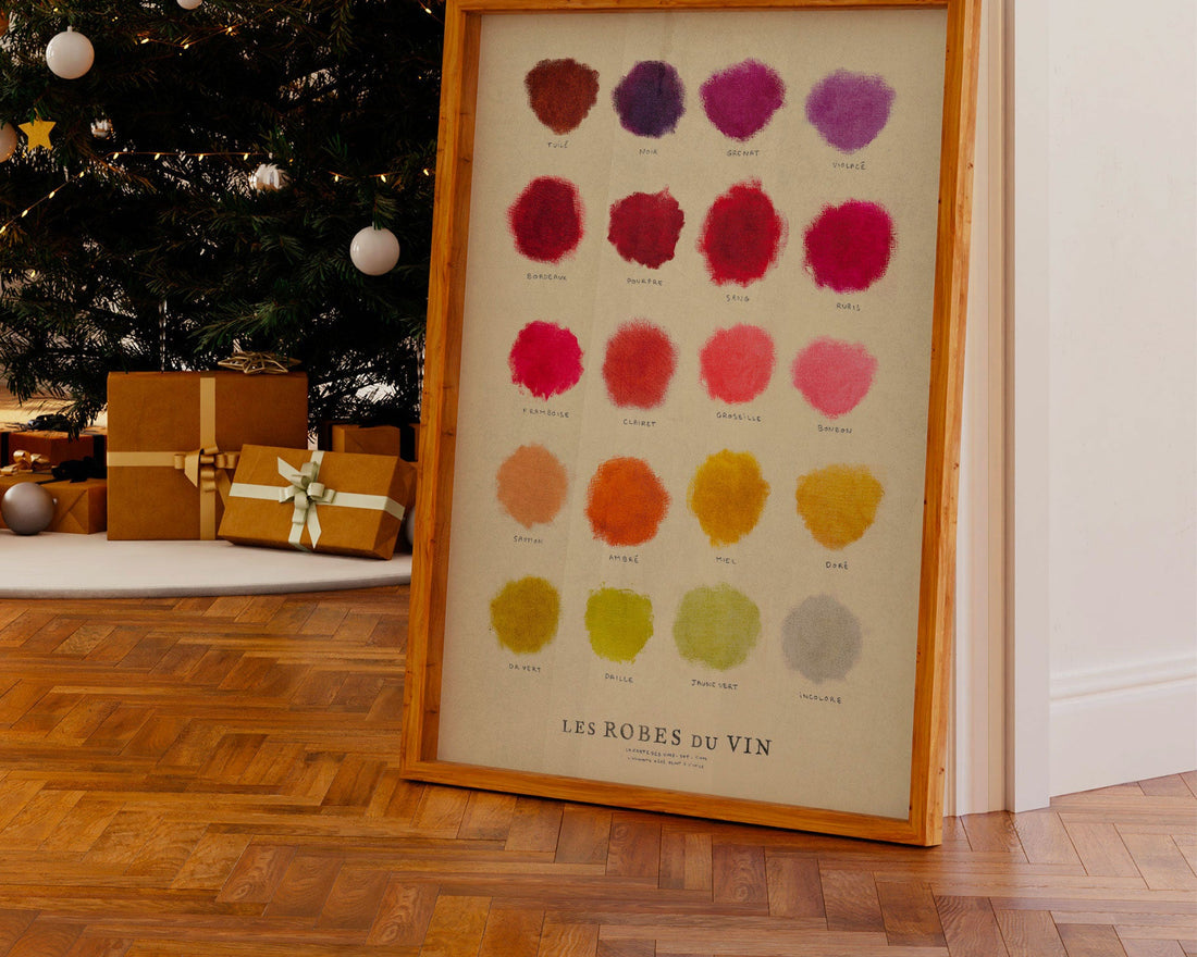 Affiche Les Robes du vin