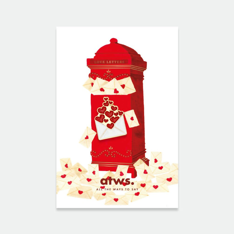 Pin's Hearts Enveloppe