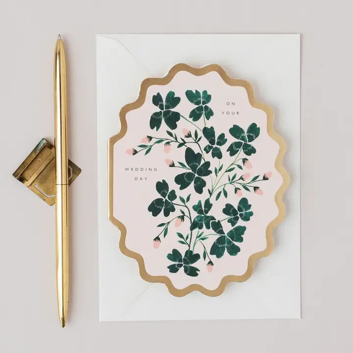 Carte On your wedding day Saint-Jacques