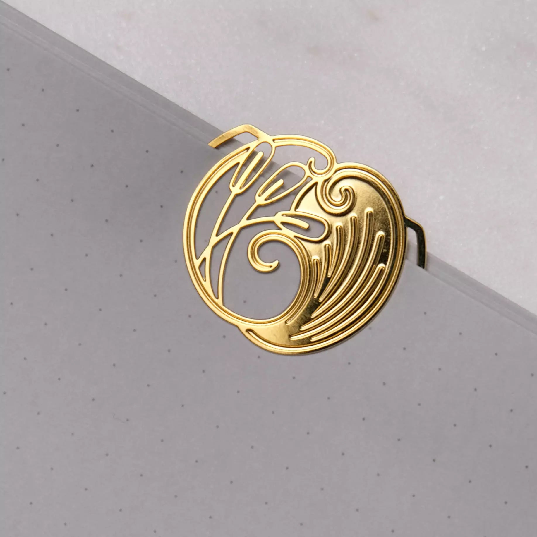 joli marque page art nouveau végétal