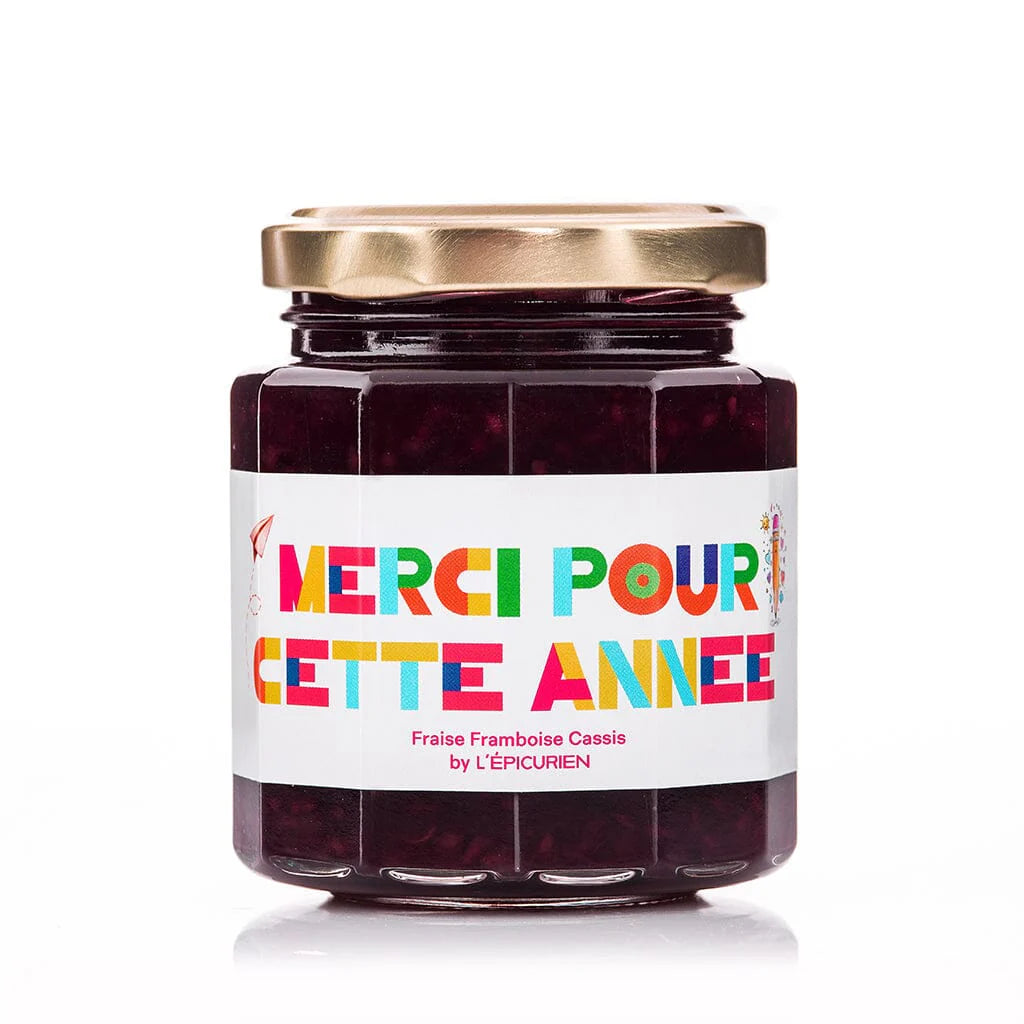 Merci pour cette année - Confiture Fraise Framboise Cassis
