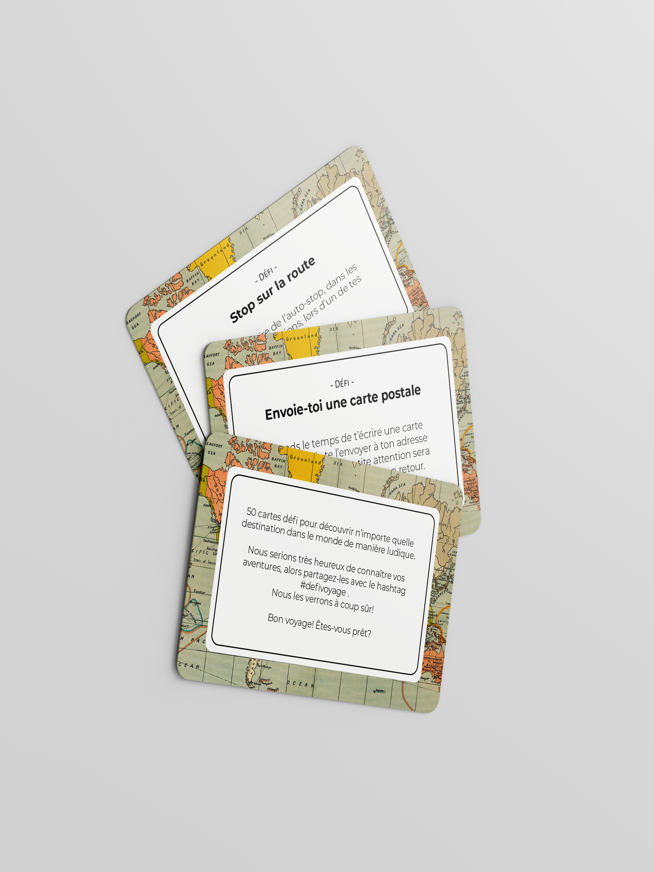 Défis de voyages - Jeu de cartes