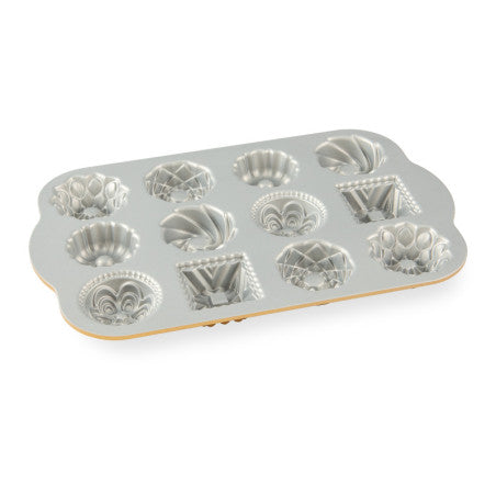 Moule à gâteaux 12 mini Bundt® Charms assortis